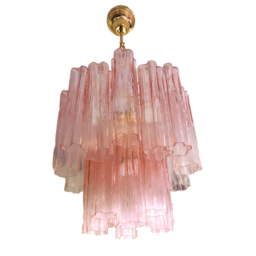 VORELLI Silvana Tronchi Murano Glass Circular Chandelier - Tronchi Murano Glass image 1
