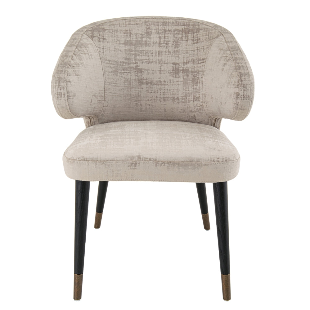 Spencer Brass Black Luxe Mushroom Chair