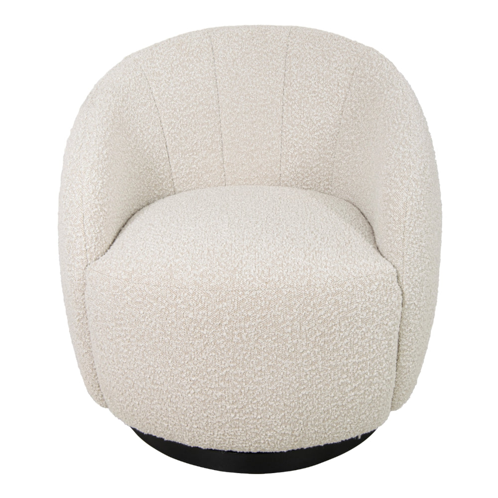 Chalevo Natural Boucle Swivel Chair