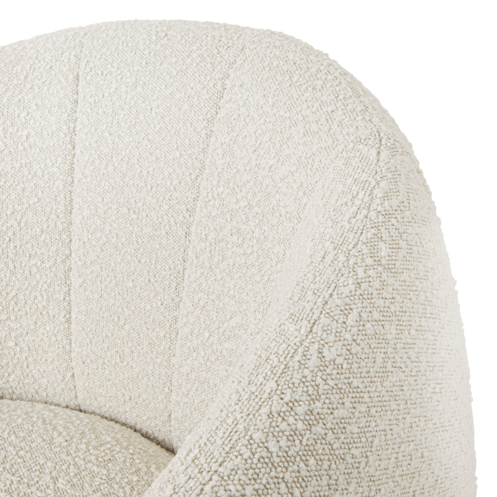 Chalevo Natural Boucle Swivel Chair