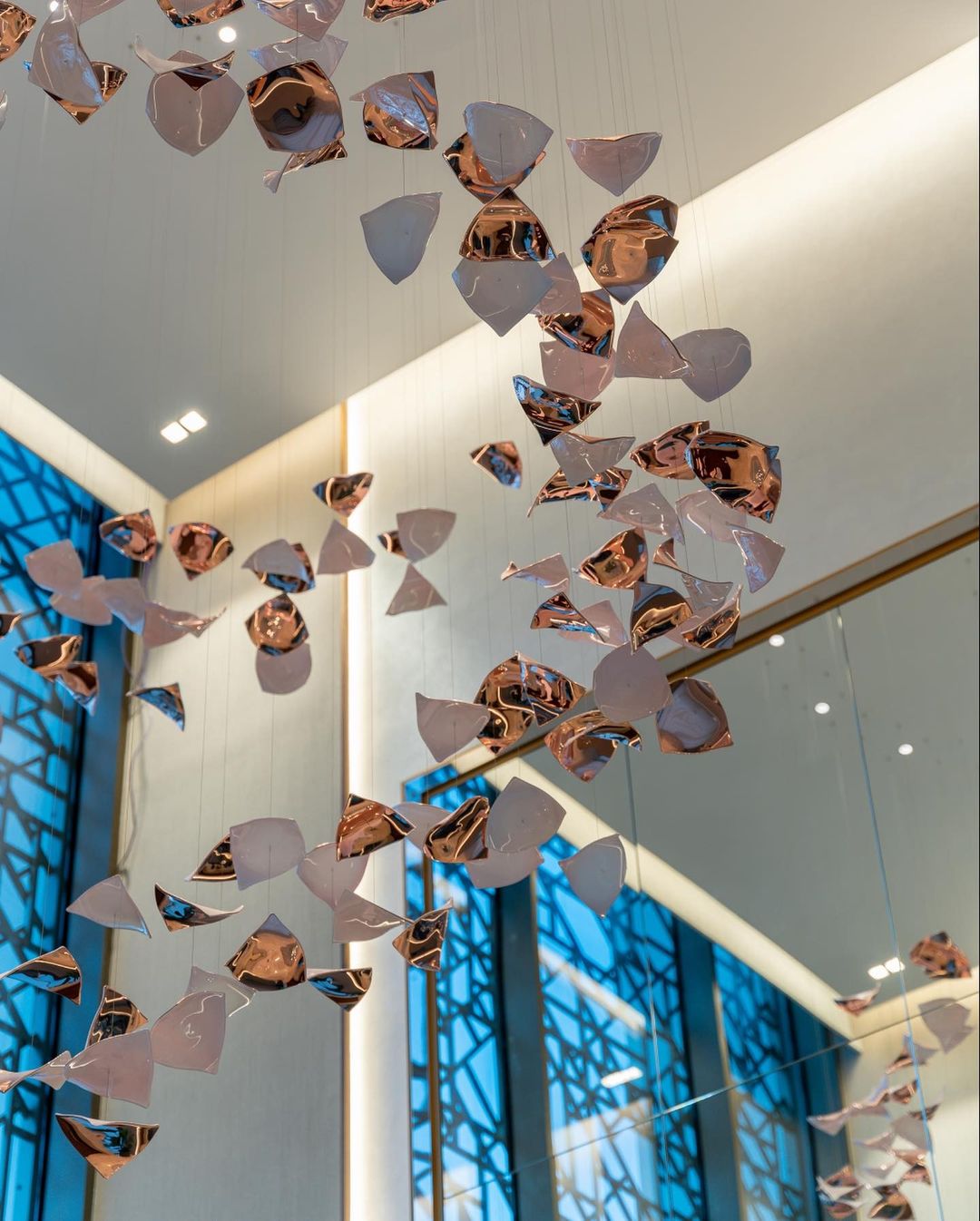 Floating Triangle Project Installation