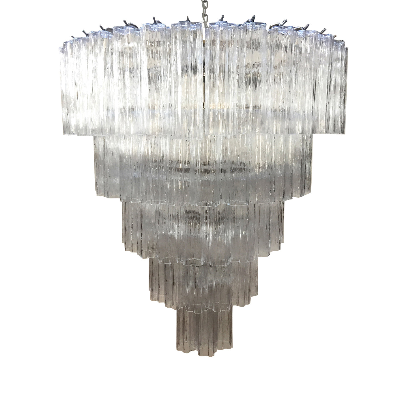 VORELLI Floriana Tronchi Murano Glass Staircase Chandelier - Tronchi Murano Glass image 2