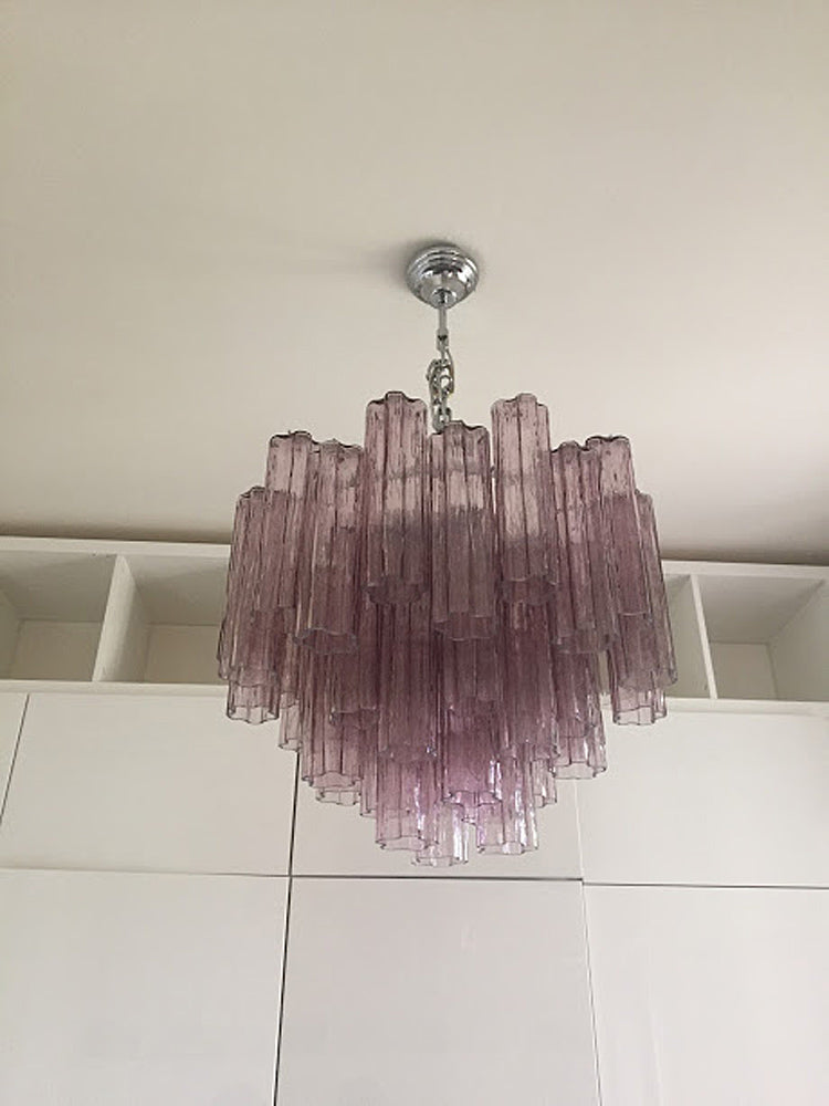 VORELLI Adriatica Tronchi Murano Glass Circular Chandelier - Tronchi Murano Glass image 3