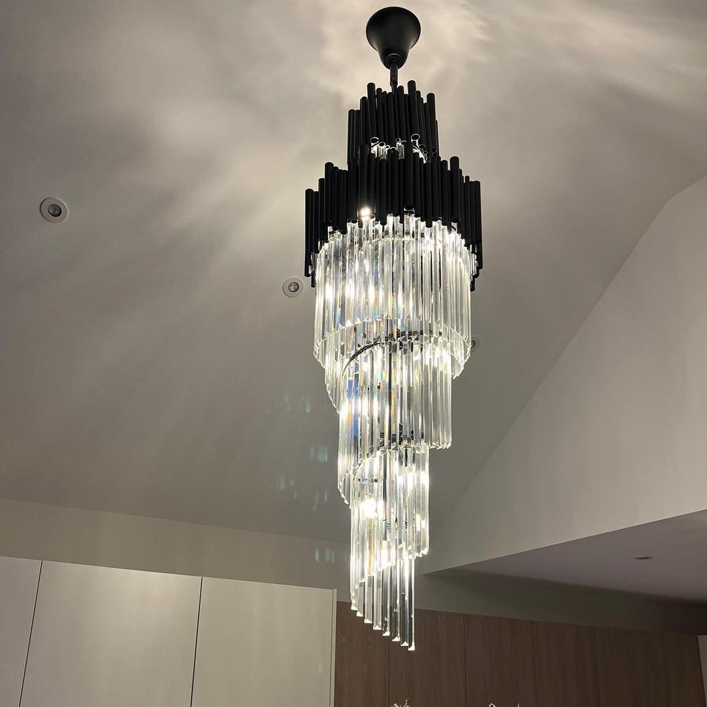 Gotham Spiral Staircase Chandelier