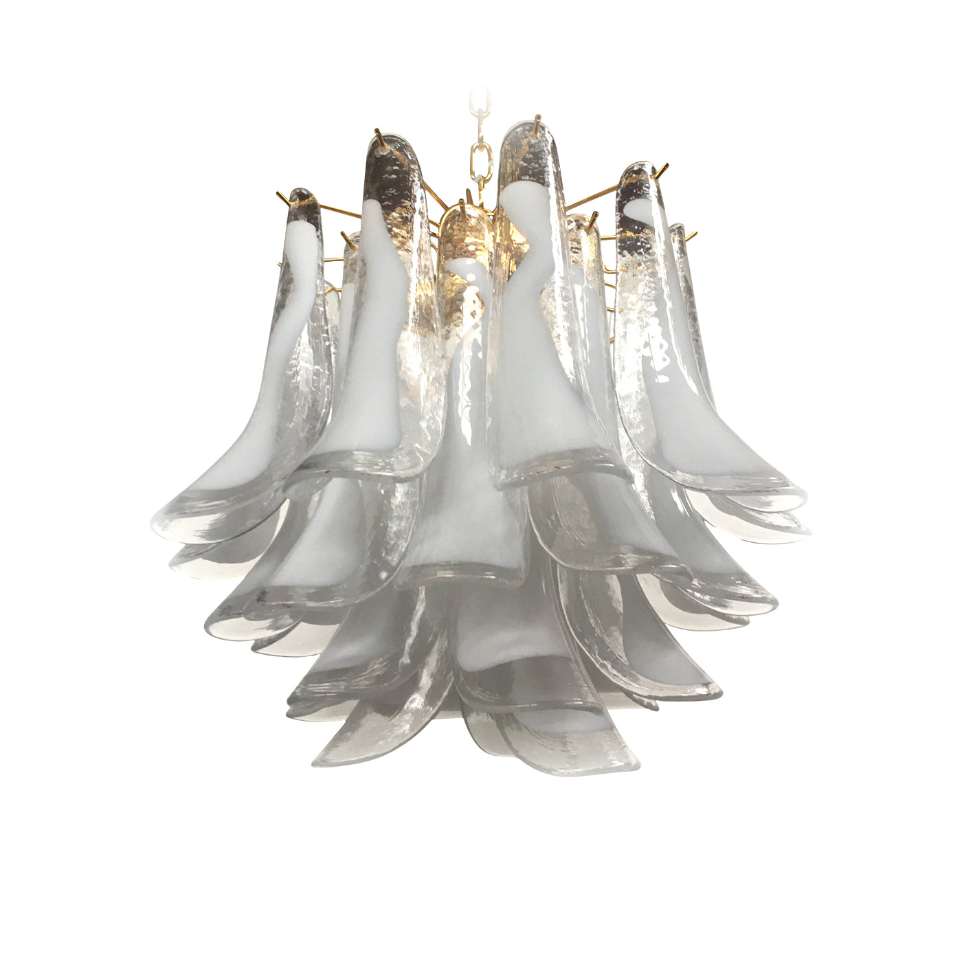 VORELLI Montepulciano Selle Murano Glass Circular Chandelier - Selle Murano Glass image 2