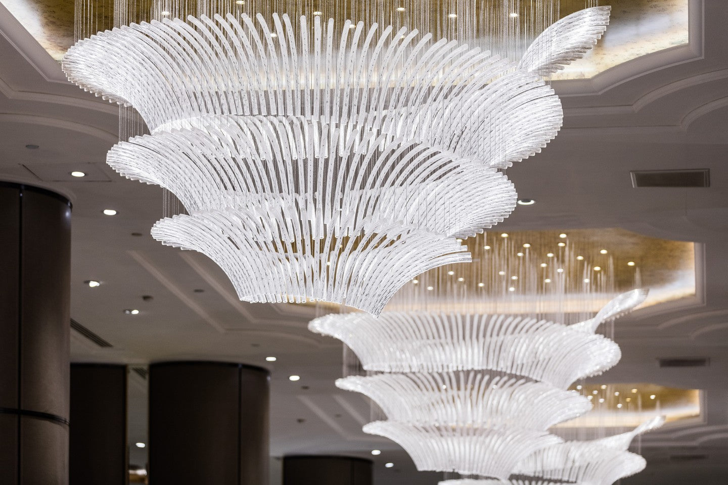 Transparent Glass Tube Project Installation