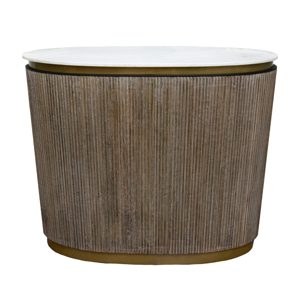 Aventino Oval Console Table