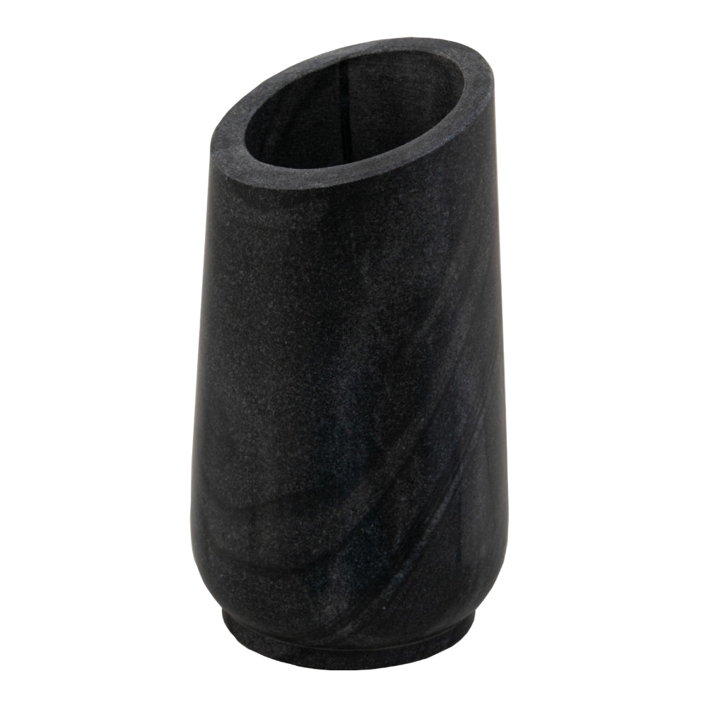 Marello Black Marble Vase Decor