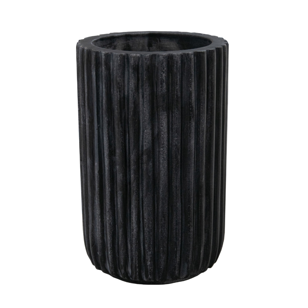 Solaro Black Marble Vase Decor