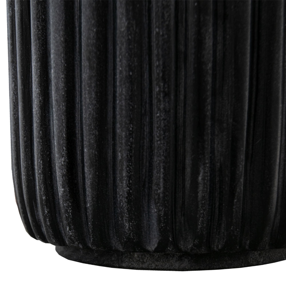Solaro Black Marble Vase Decor