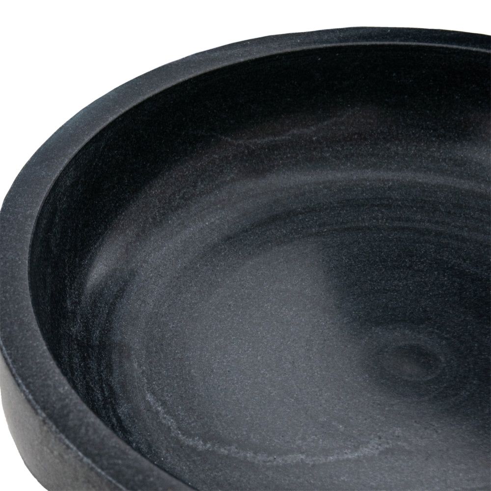 Pietrina Black Marble Bowl Decor