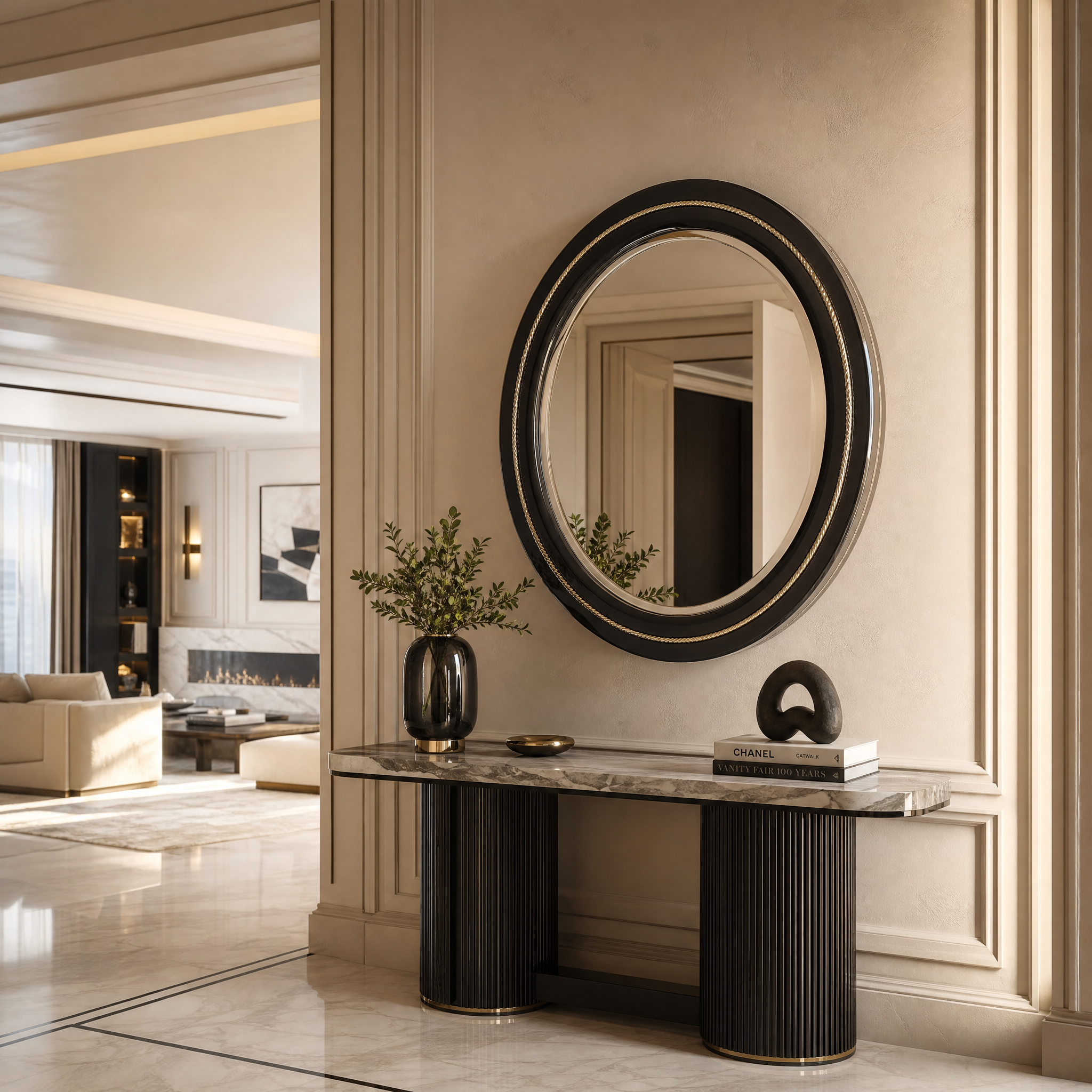 Nautilus Luxury Mirror luxury residential lifestyle image by VORELLI