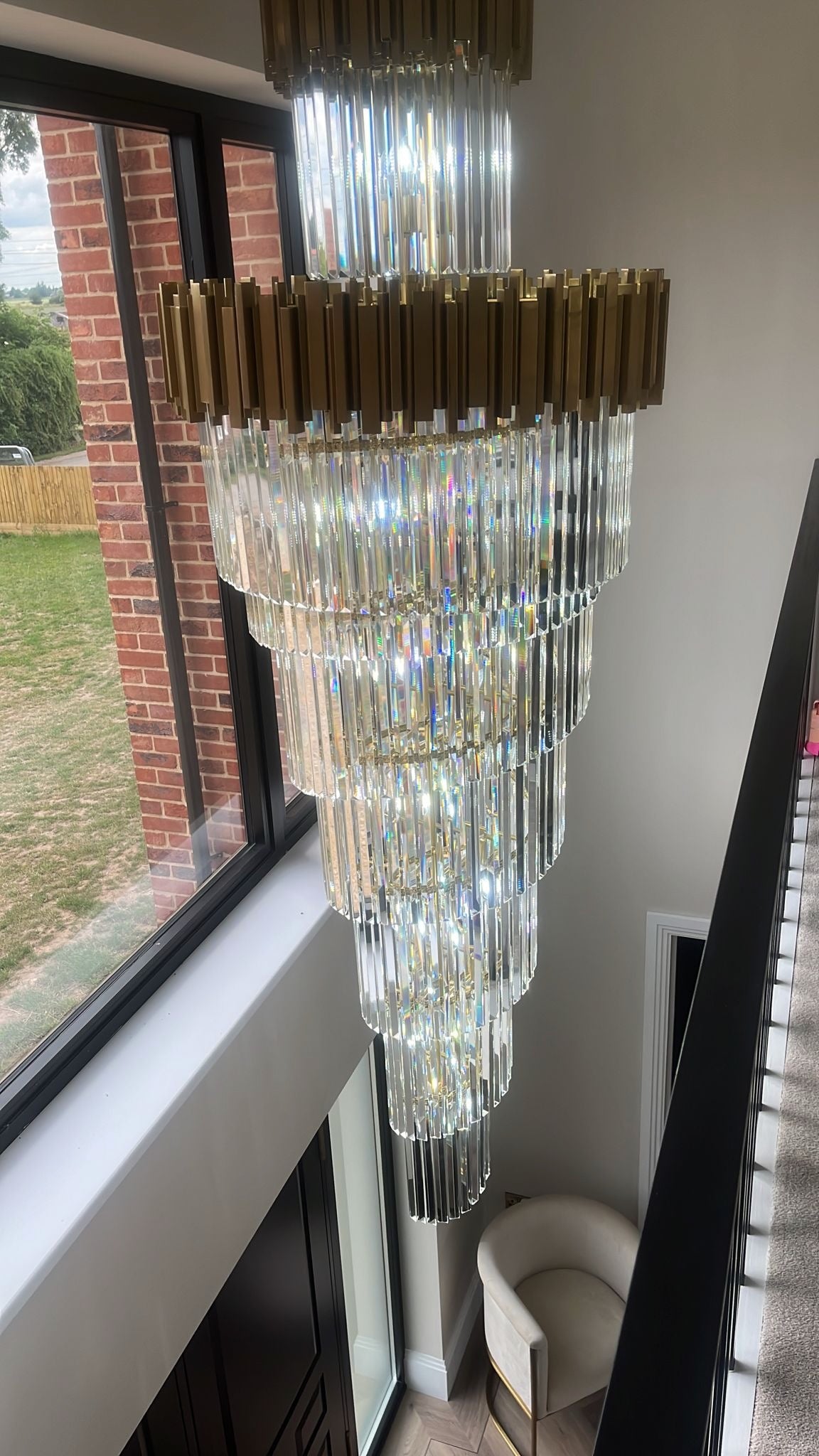 Boeotia Spiral Staircase Chandelier II