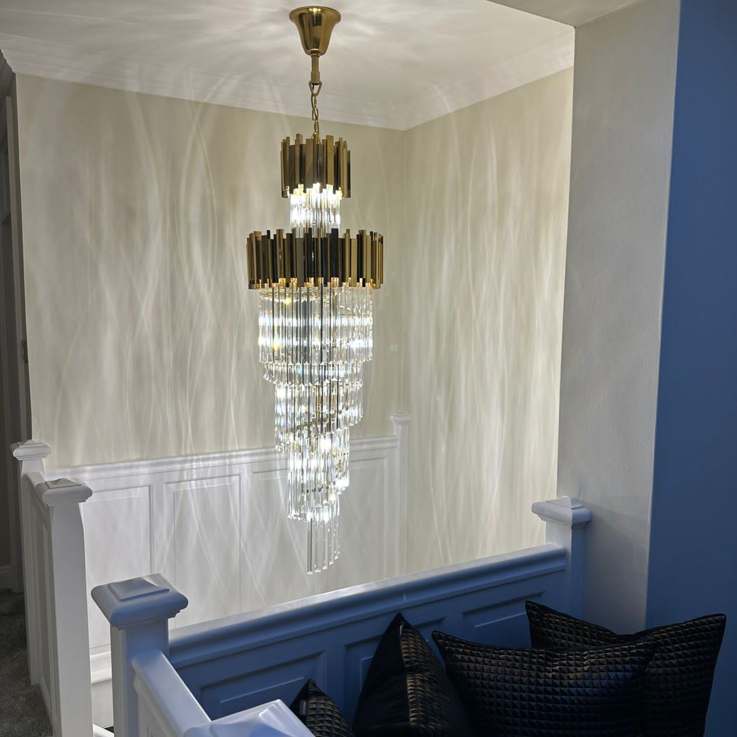 Boeotia Spiral Staircase Chandelier II