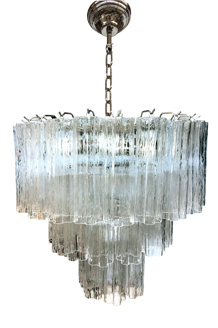 VORELLI Maristella Tronchi Murano Glass Circular Chandelier - Tronchi Murano Glass image 3
