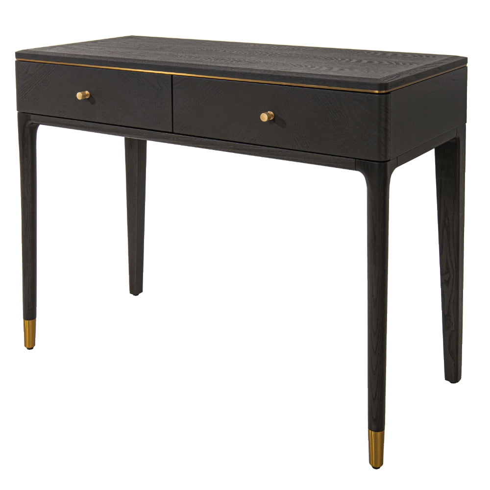 Vancevo Brass Grey Dressing Table