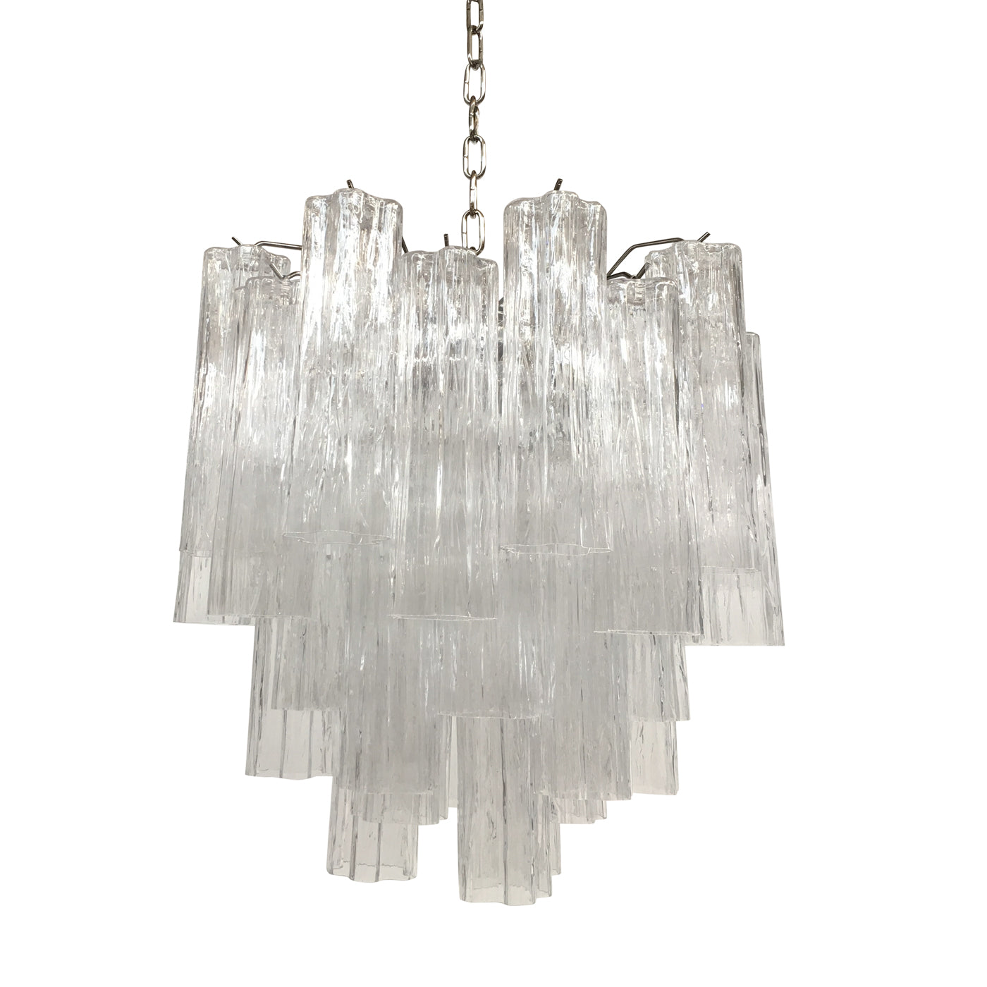 VORELLI Graziella Tronchi Murano Glass Circular Chandelier - Tronchi Murano Glass image 2
