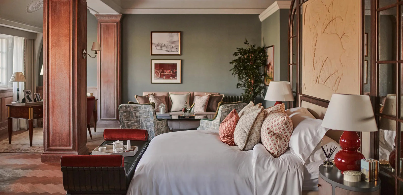Luxury principal bedroom at The Astor, 9 Millbank for high-end lighting project planning