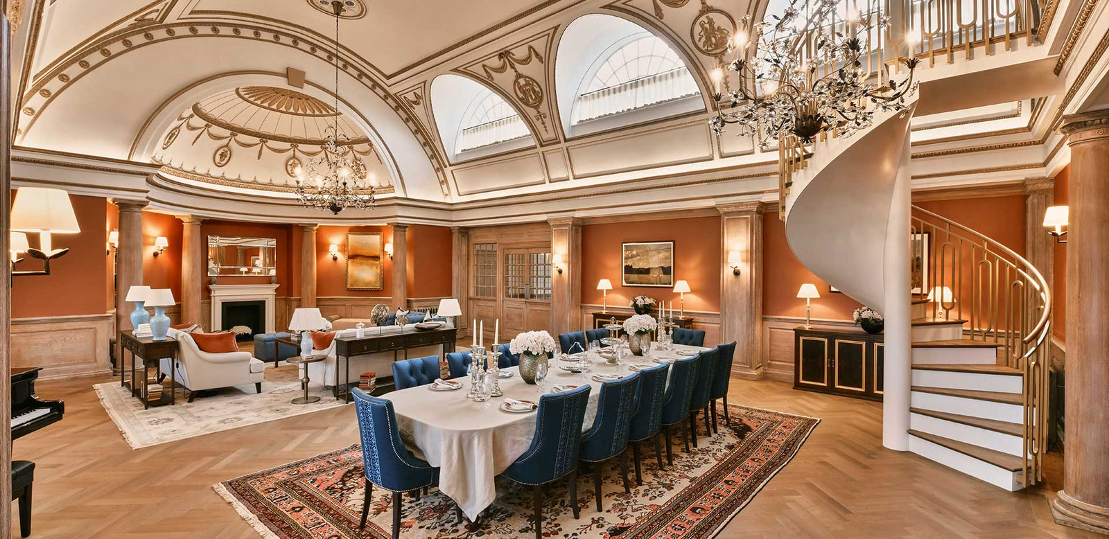 The Astor at 9 Millbank Westminster residence interior with refined living and dining areas