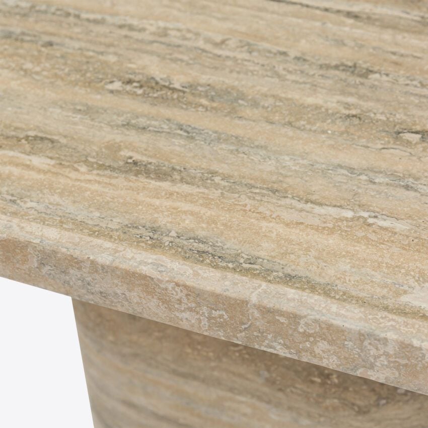 Argentino Travertine Console Table