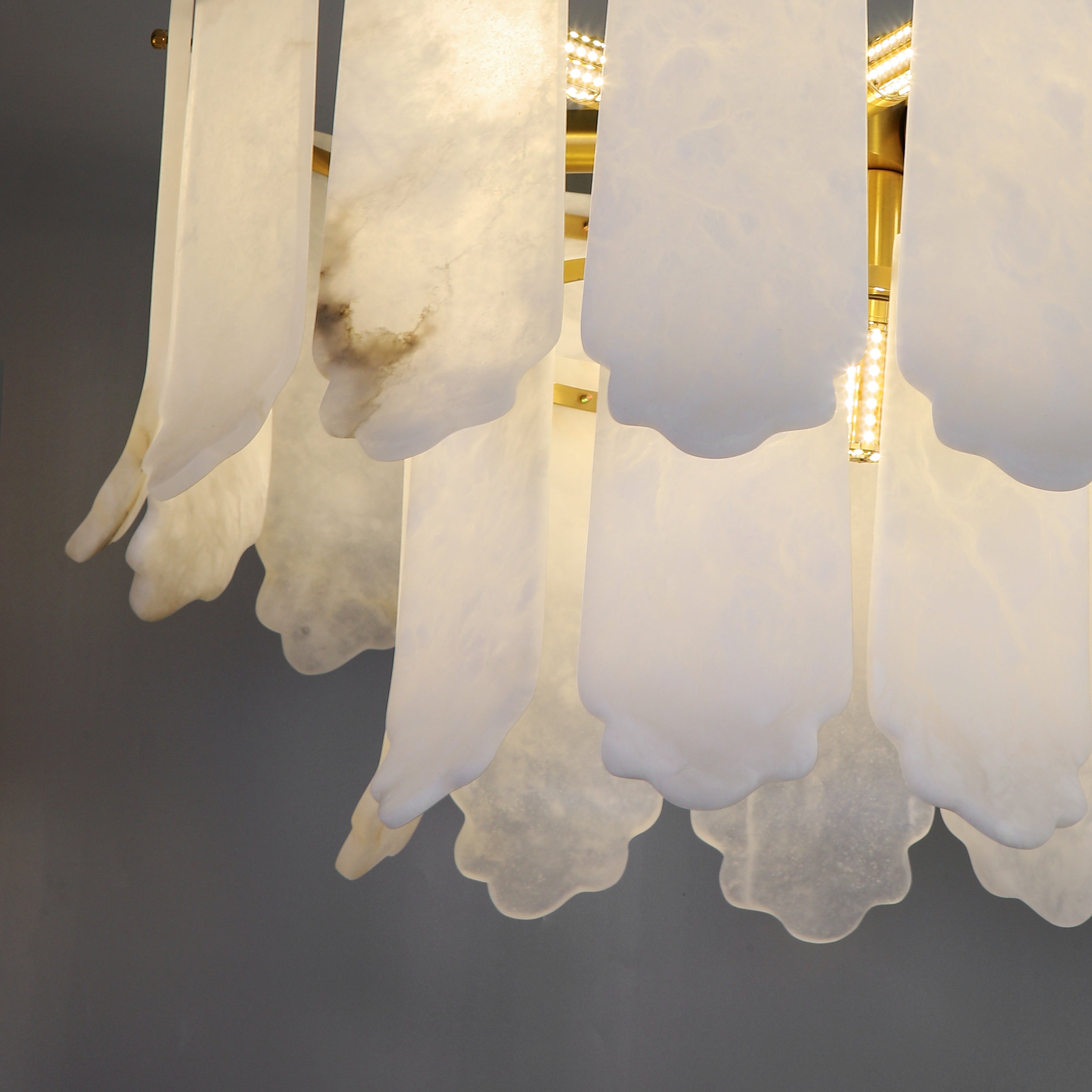Avelina Marble Circular Chandelier
