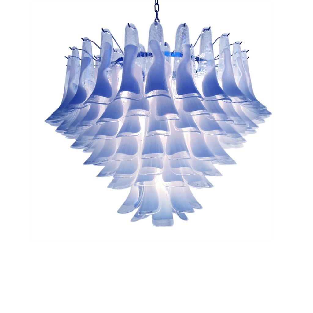 VORELLI Bolzano Selle Murano Glass Staircase Chandelier - Selle Murano Glass image 1