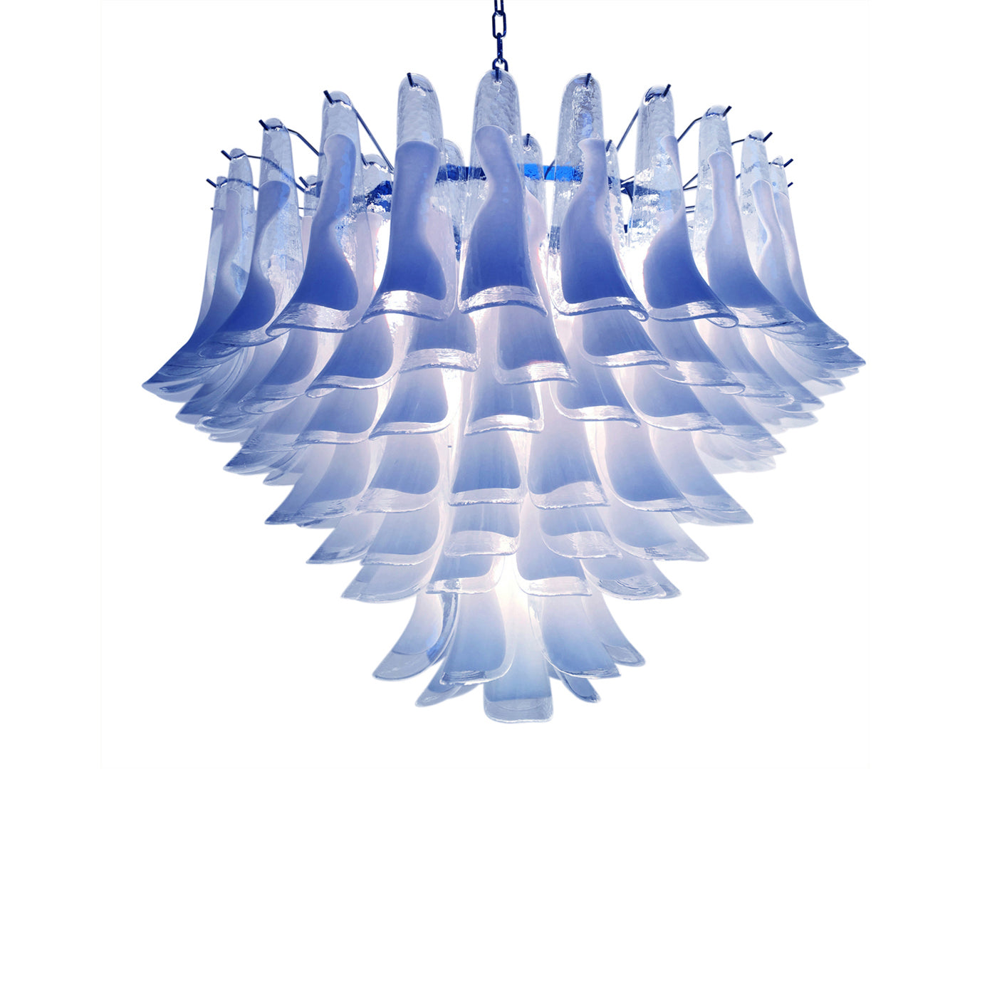 VORELLI Bolzano Selle Murano Glass Staircase Chandelier - Selle Murano Glass image 2
