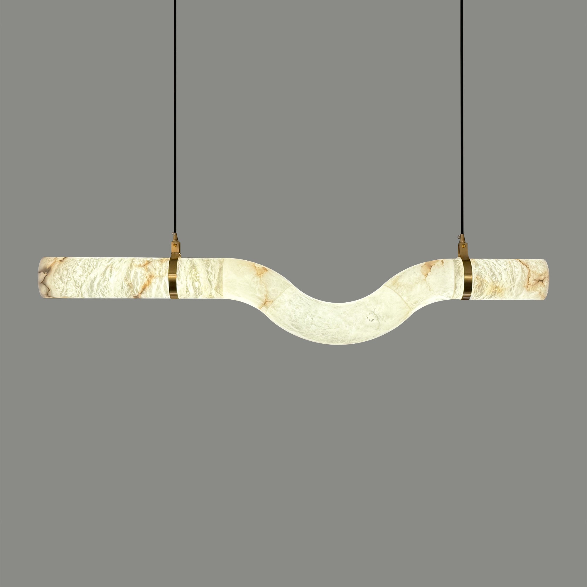 Caesar Marble Rectangular Chandelier