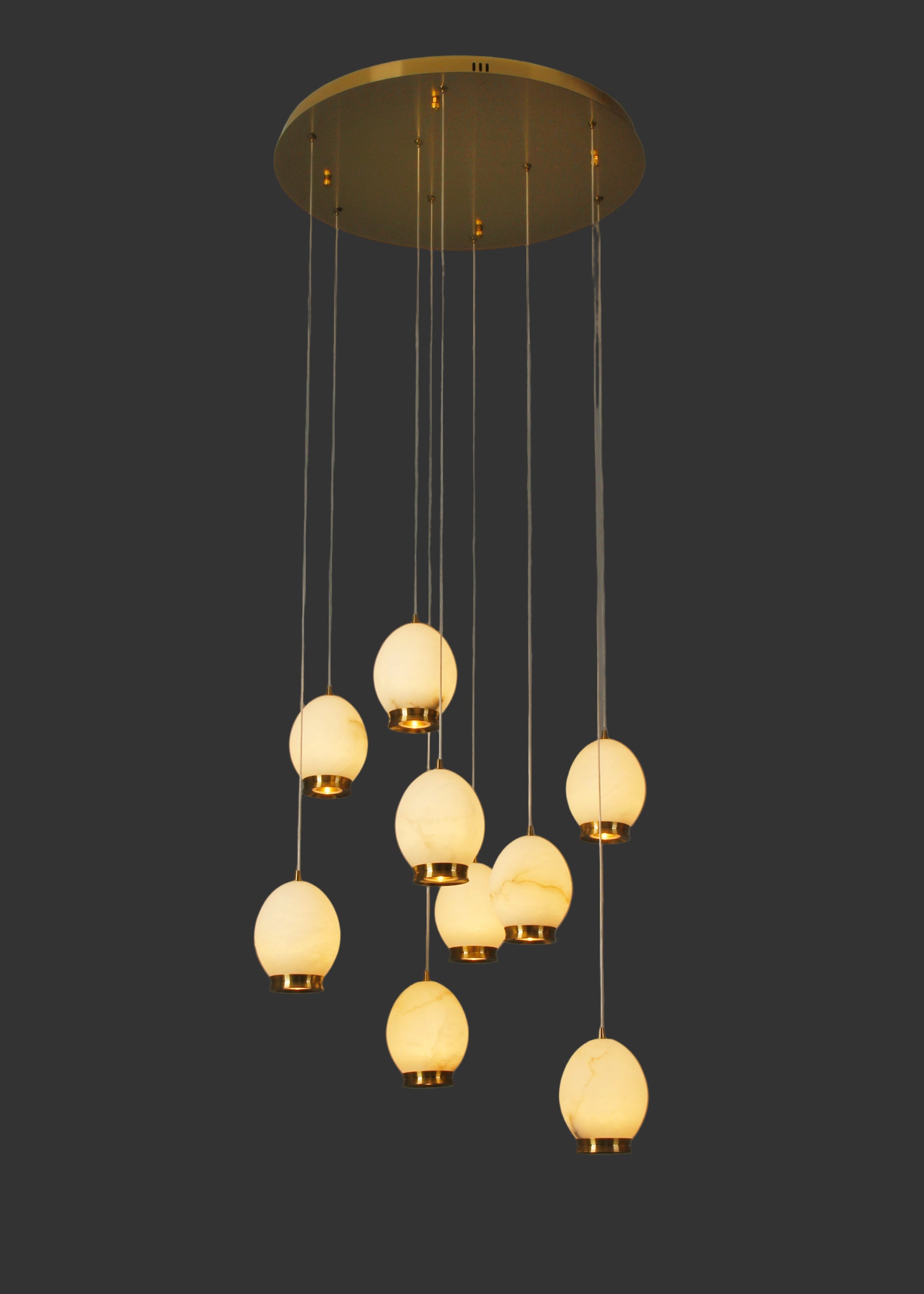 Caledonia Marble Staircase Chandelier