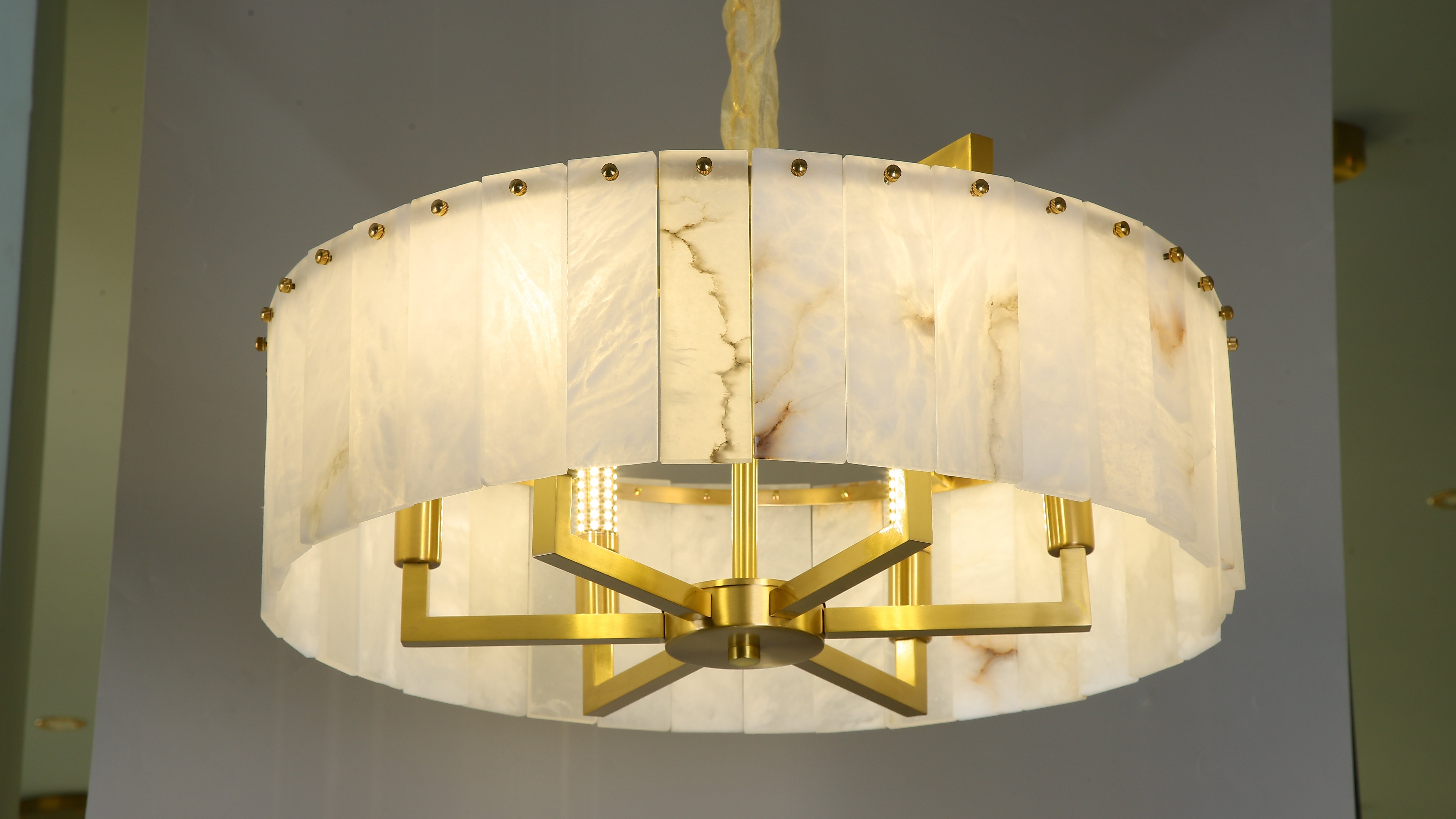 Classico Marble Circular Chandelier