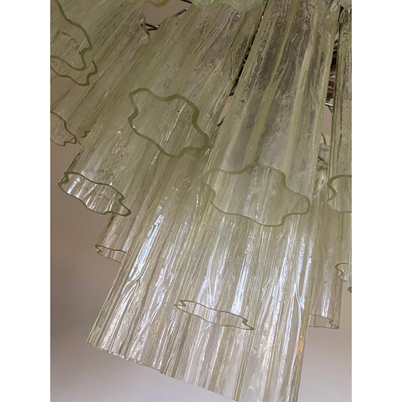 VORELLI Isabella Tronchi Murano Glass Staircase Chandelier - Tronchi Murano Glass image 5
