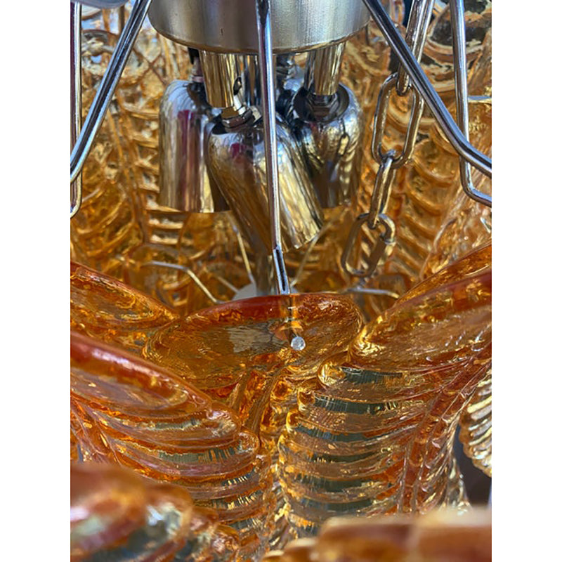 VORELLI Napoli Felci Murano Glass Staircase Chandelier - Felci Murano Glass image 3