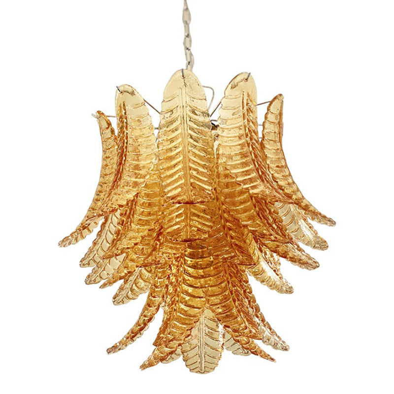 VORELLI Napoli Felci Murano Glass Staircase Chandelier - Felci Murano Glass image 1