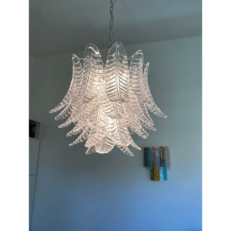 VORELLI Padova Felci Murano Glass Circular Chandelier - Felci Murano Glass image 8