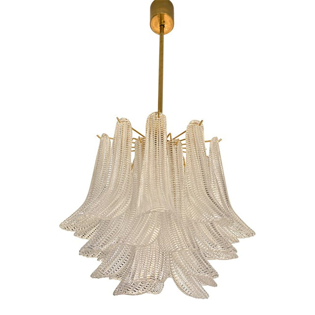 VORELLI Asolo Selle Murano Glass Circular Chandelier - Selle Murano Glass image 1