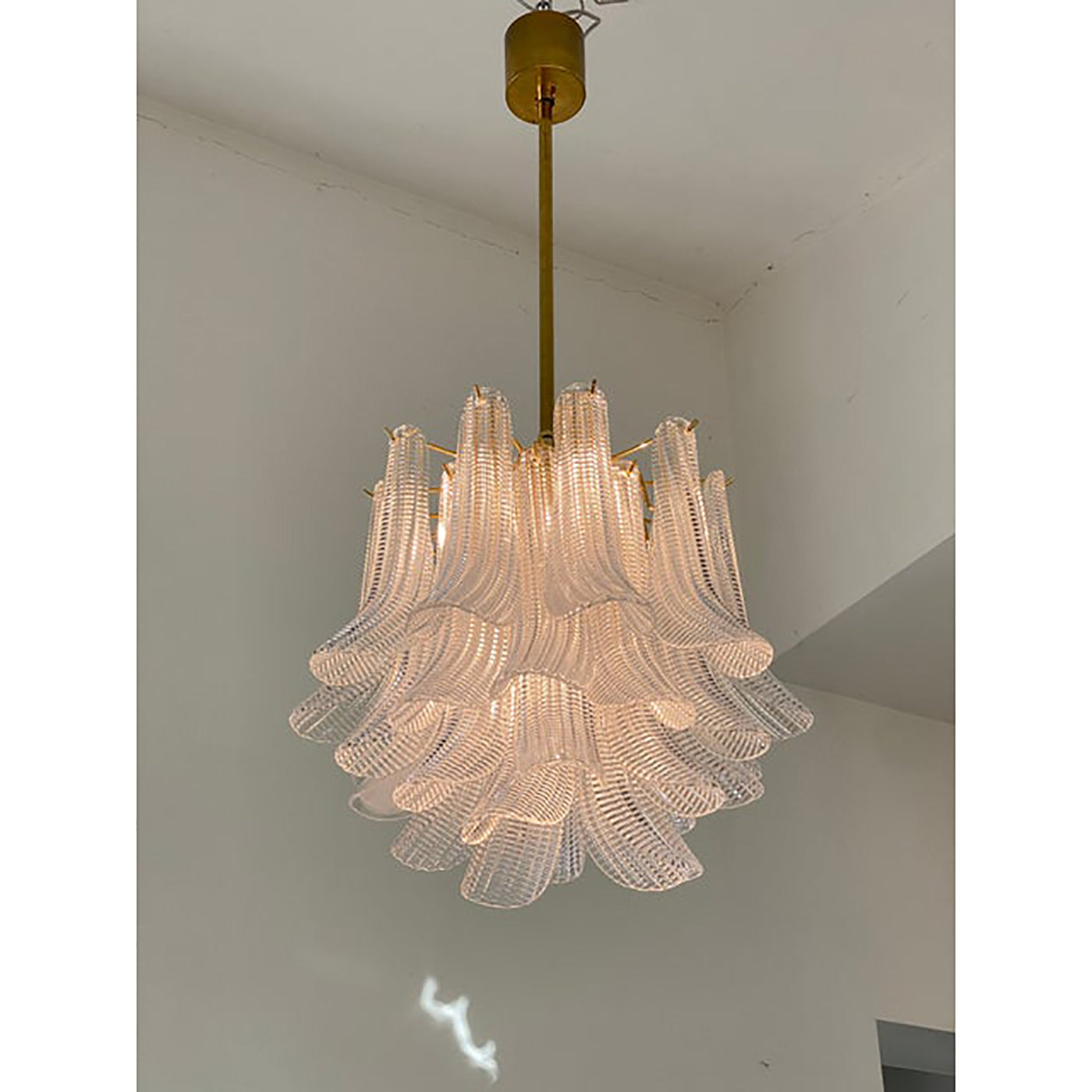 VORELLI Asolo Selle Murano Glass Circular Chandelier - Selle Murano Glass image 4