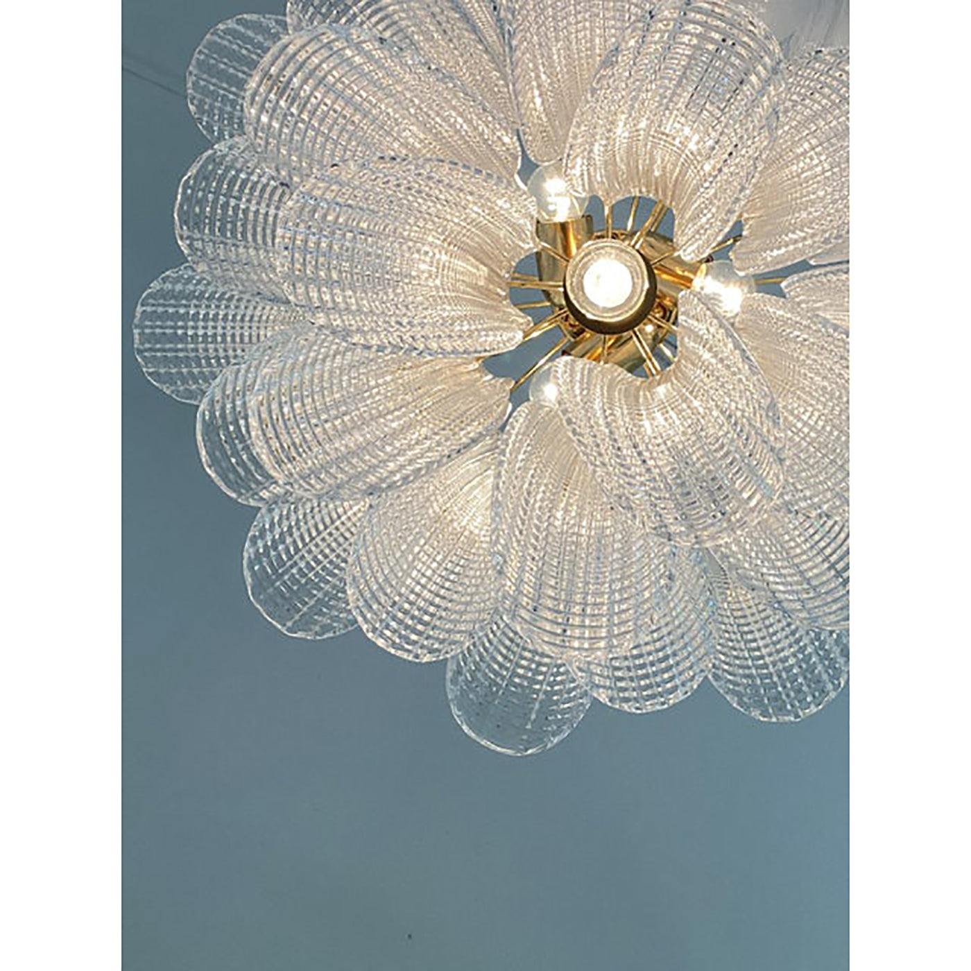 VORELLI Asolo Selle Murano Glass Circular Chandelier - Selle Murano Glass image 5