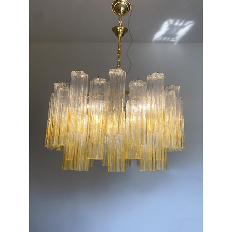 VORELLI Clarissa Tronchi Murano Glass Staircase Chandelier - Tronchi Murano Glass image 6
