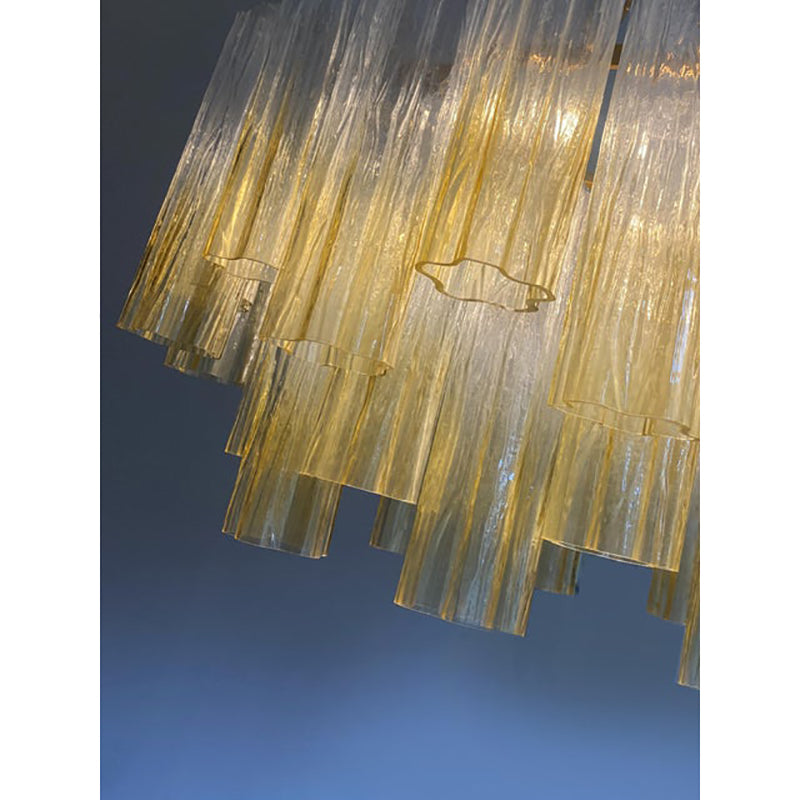 VORELLI Clarissa Tronchi Murano Glass Staircase Chandelier - Tronchi Murano Glass image 8