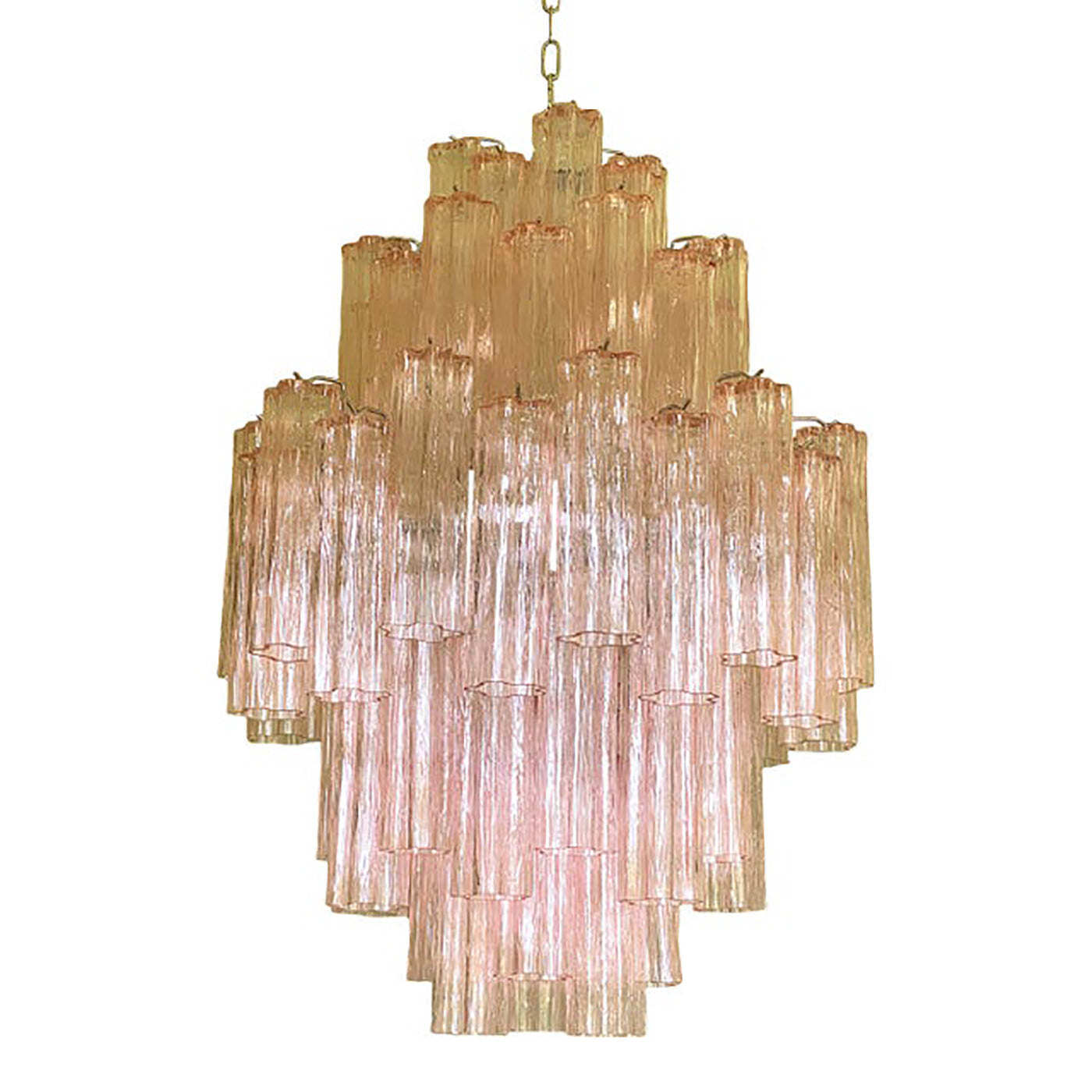 VORELLI Sofia Tronchi Murano Glass Staircase Chandelier - Tronchi Murano Glass image 2