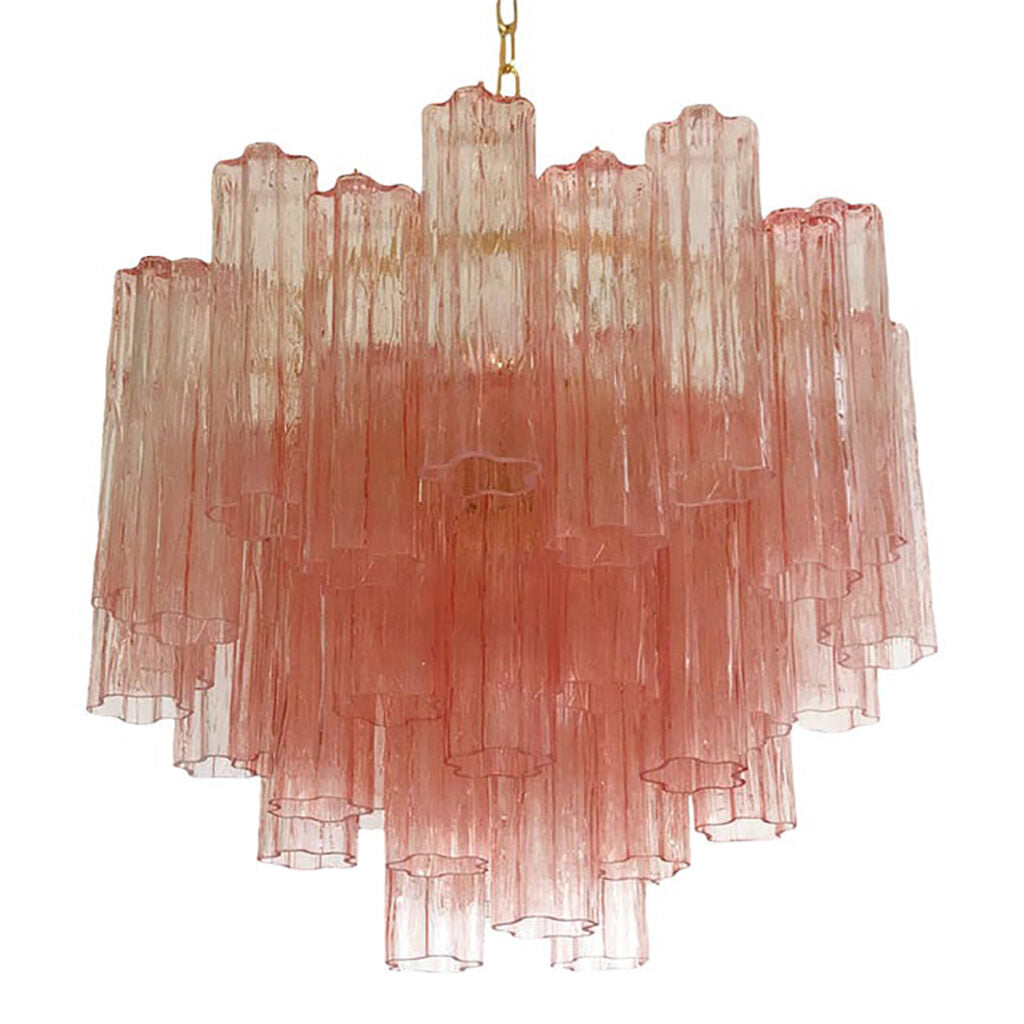 VORELLI Livia Tronchi Murano Glass Staircase Chandelier - Tronchi Murano Glass image 1