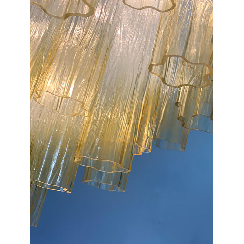 VORELLI Portofino Tronchi Murano Glass Circular Chandelier - Tronchi Murano Glass image 7