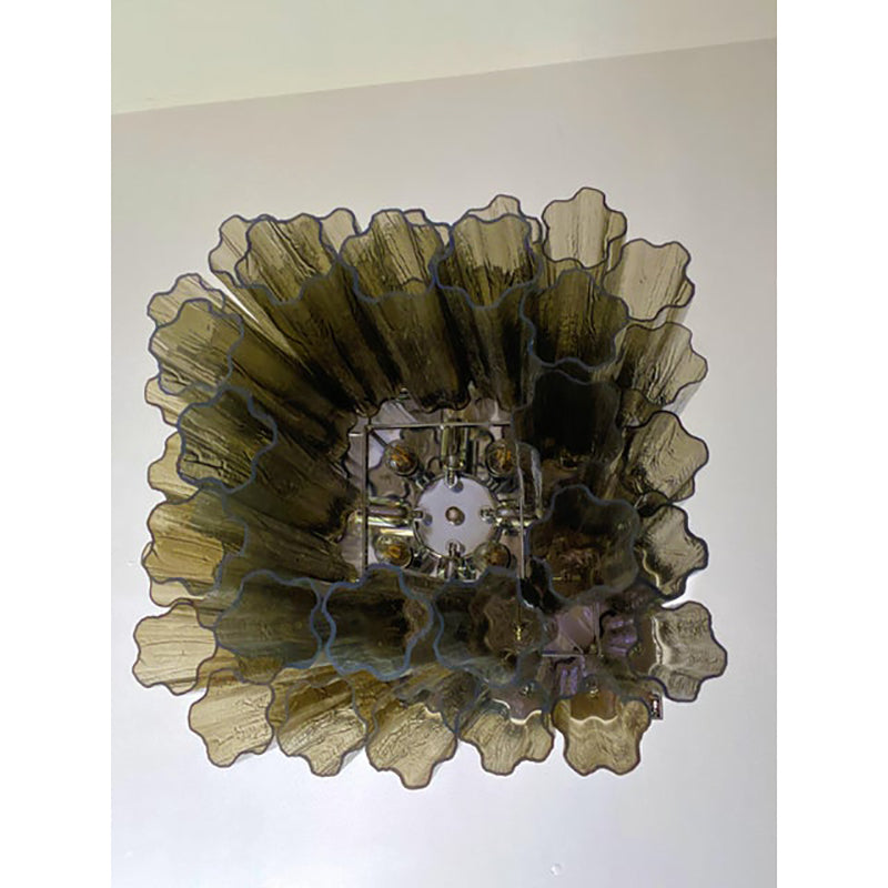 VORELLI Briella Tronchi Murano Glass Ceiling Light - Tronchi Murano Glass image 3