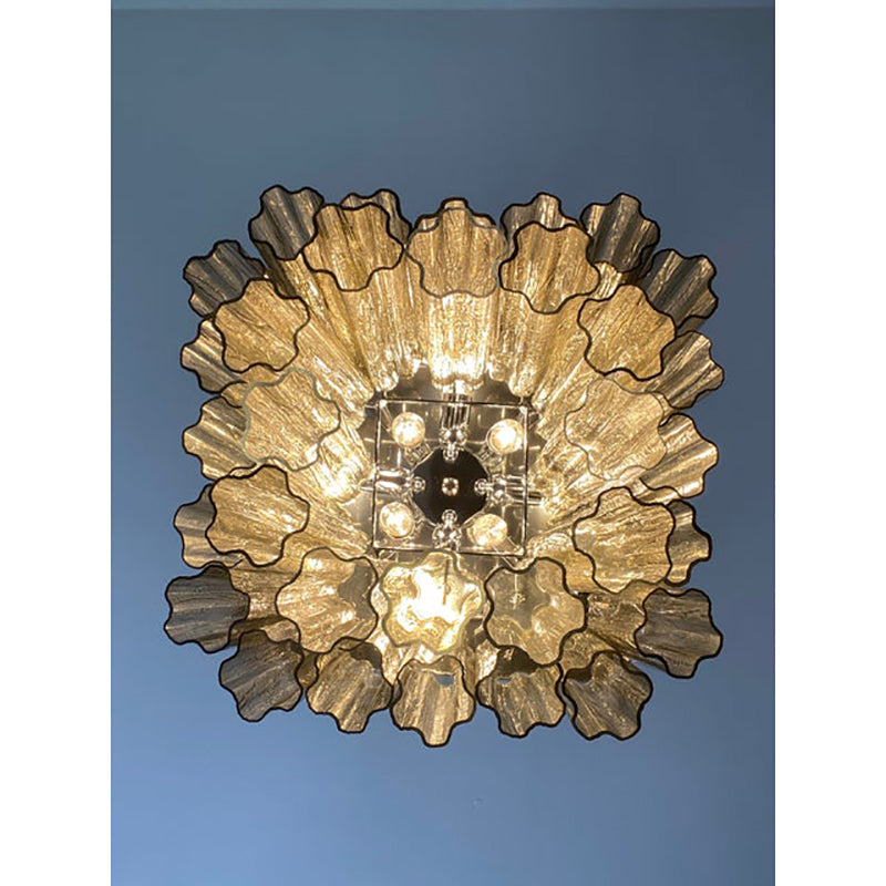 VORELLI Briella Tronchi Murano Glass Ceiling Light - Tronchi Murano Glass image 6