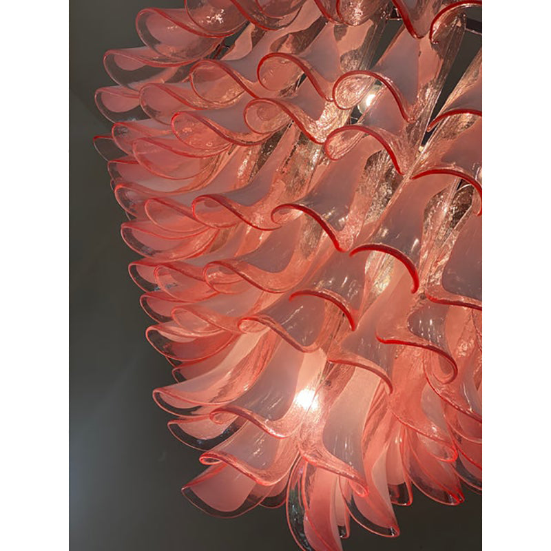 VORELLI Bologna Selle Murano Glass Staircase Chandelier - Selle Murano Glass image 6