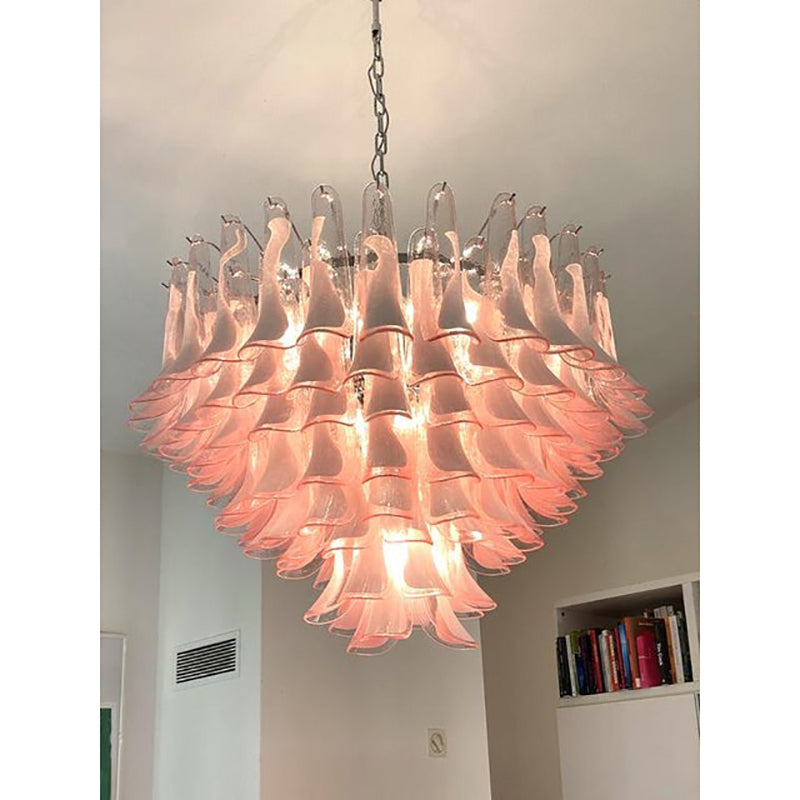 VORELLI Bergamo Selle Murano Glass Staircase Chandelier - Selle Murano Glass image 2