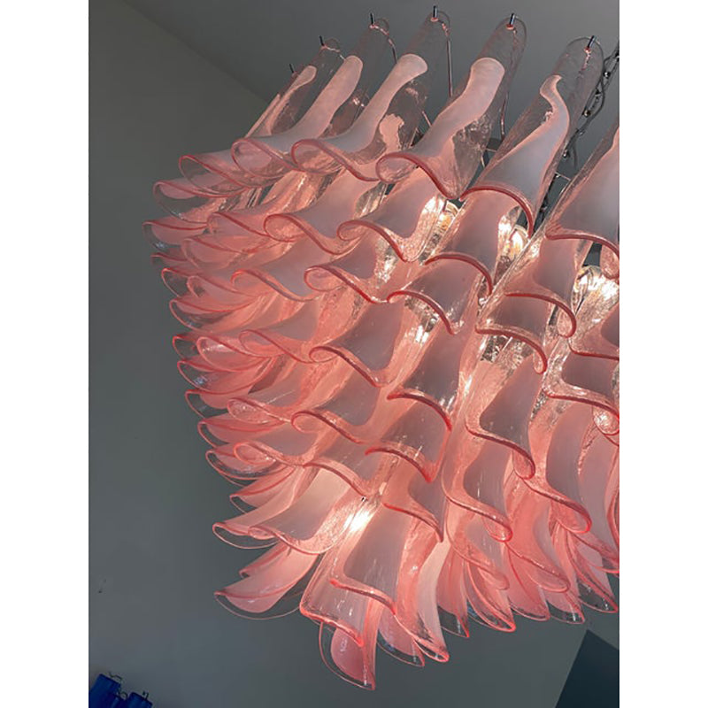 VORELLI Bergamo Selle Murano Glass Staircase Chandelier - Selle Murano Glass image 6