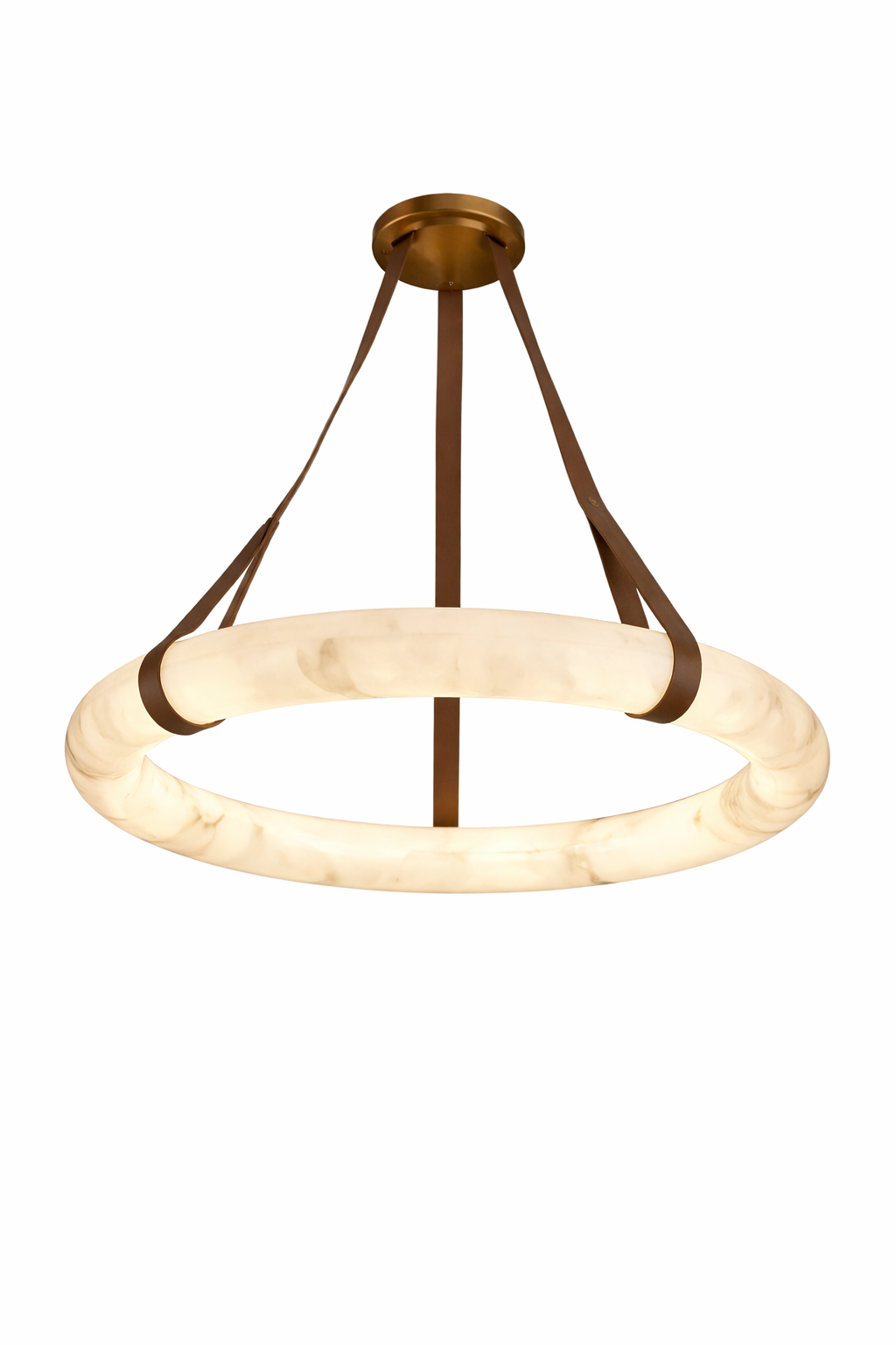 Botticino Marble Circular Chandelier