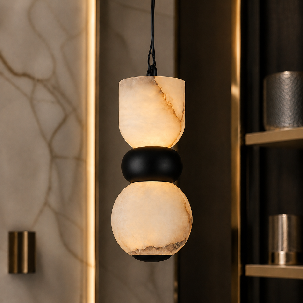 Forma Marble Pendant Light
