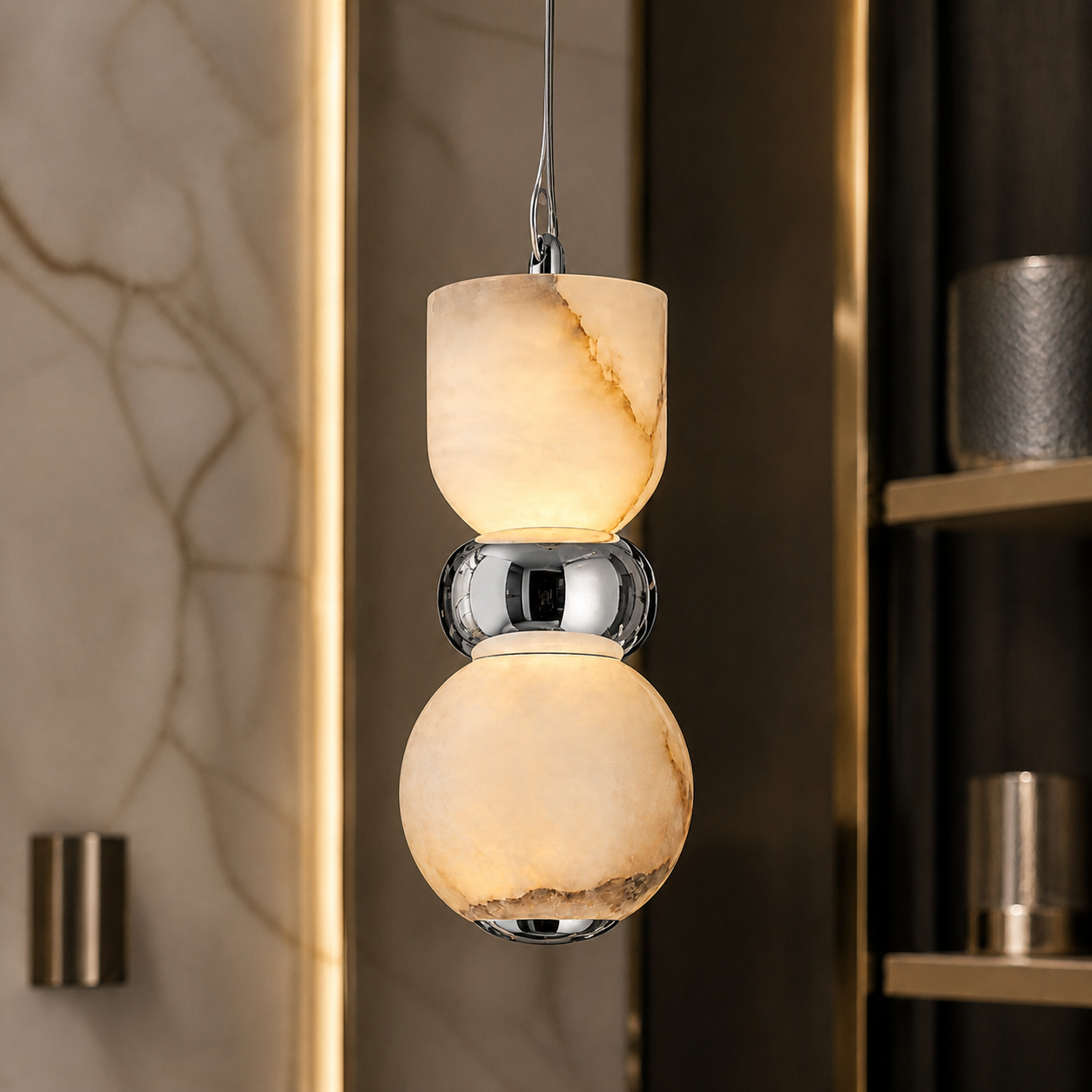 Forma Marble Pendant Light